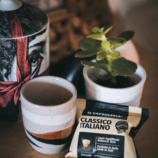 Cafea Classico Italiano, 100 capsule compatibile Nespresso - La Capsuleria
