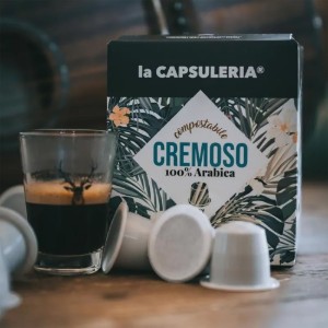 Cafea Cremoso 100% Arabica, 10 capsule compatibile Nespresso - La Capsuleria