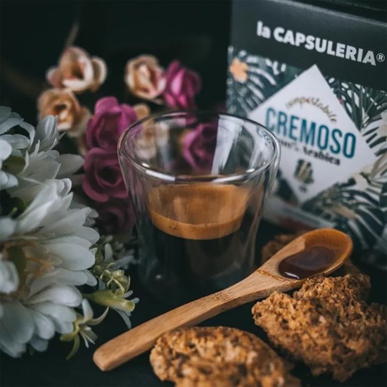 Cafea Cremoso 100% Arabica, 10 capsule compatibile Nespresso - La Capsuleria