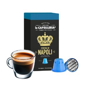 Cafea Crema di Napoli, 10 capsule compatibile Nespresso - La Capsuleria