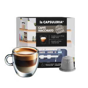 Cafea Macchiato, 10 capsule compatibile Nespresso - La Capsuleria