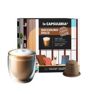 Nocciolino Crema de Alune, 10 capsule compatibile Nespresso - La Capsuleria