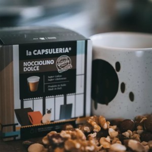 Nocciolino Crema de Alune, 10 capsule compatibile Nespresso - La Capsuleria