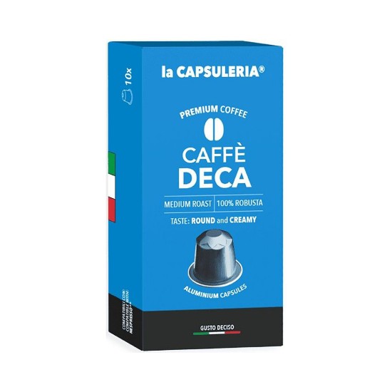 Cafea Deca, 10 capsule compatibile Nespresso - La Capsuleria