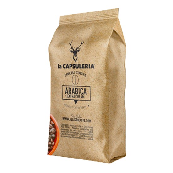 Cafea boabe "Arabica Cremoso", Blend Arabica, 1 kg - La Capsuleria