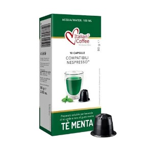 Ceai de Menta, 10 capsule compatibile Nespresso -  Italian Coffee