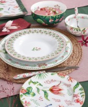 Bol portelan, 23 cm, "Botanique Chic" - Nuova R2S