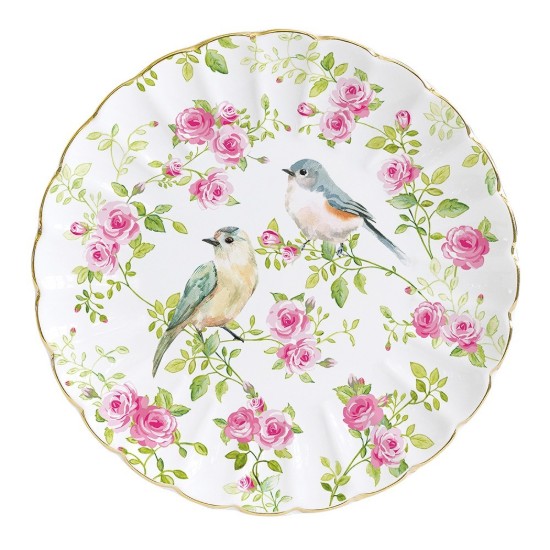 Farfurie desert, portelan, 19 cm, "Spring Time" - Easy Life
