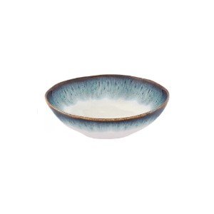 Farfurie supa, portelan, 19 cm, "Nuances", Albastru - Easy Life