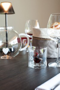 Pahar cu decoratiune in interior, sticla borosilicata, 250 ml, model cocos - WD Lifestyle