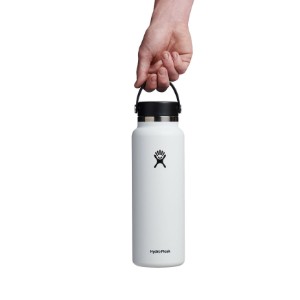 Sticla termos, inox, 1,18L, "Wide Mouth", White - Hydro Flask