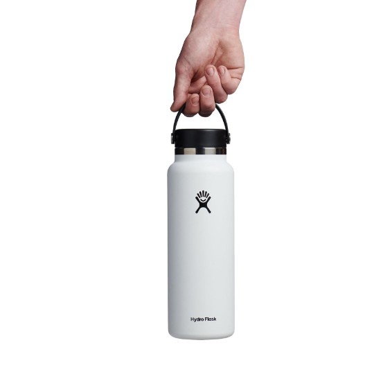 Sticla termos, inox, 1,18L, "Wide Mouth", White - Hydro Flask