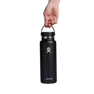 Sticla termos, inox, 1,18L, "Wide Mouth", Black - Hydro Flask