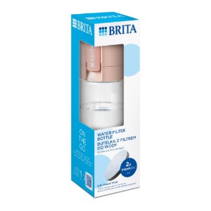Sticla cu filtru de apa BRITA Vital 600 ml (Apricot) + 2 filtre MicroDisc