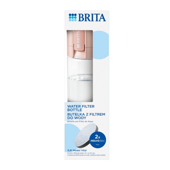Sticla filtranta BRITA Vital 600 ml (Apricot)