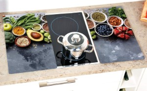 Set 2 tocatoare sticla, 50 x 28,5 cm, grosime 0,4 cm, "Healthy Kitchen" - Kesper