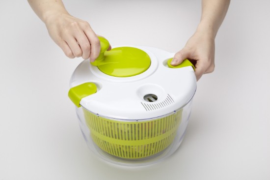 Uscator salata, plastic, 25 cm, Verde - Kitchen Craft