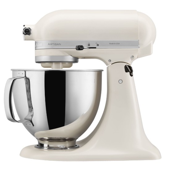 Mixer cu bol 4.8L, Artisan, Model 125, Porcelain White - KitchenAid