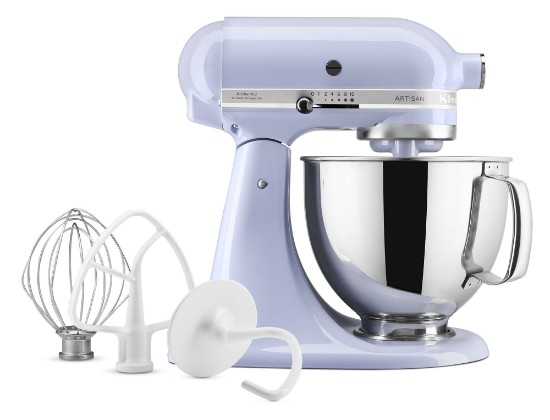 Mixer cu bol 4.8L, Artisan, Model 125, Lavander Cream - KitchenAid