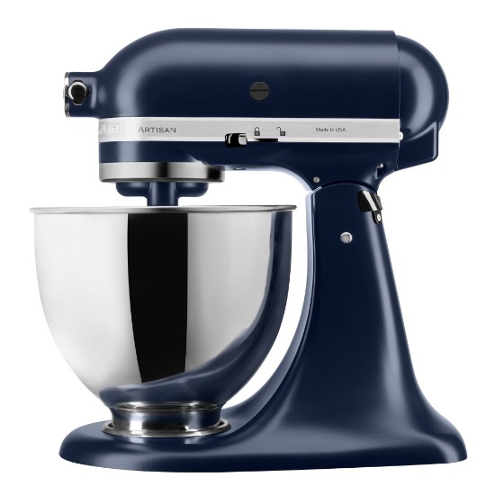 Mixer cu bol 4.8L, Artisan, Model 125, Ink Blue - KitchenAid