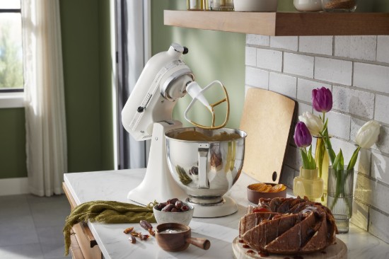 Mixer cu bol 4.8L, Artisan, Model 125, Porcelain White - KitchenAid