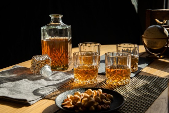 Set decantor si pahare whisky, 5 piese, sticla - BarCraft