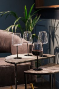 Set 4 pahare vin rosu, sticla cristalina, 450ml, "Palermo" - Mikasa