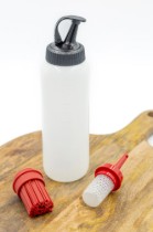 Sticla sos, cu 3 capete interschimbabile, 350ml, plastic, "Master Class" - Kitchen Craft