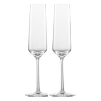 Set 2 cupe sampanie, sticla cristalina, 209ml, "Pure" - Schott Zwiesel