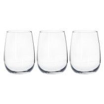 Set 3 pahare, sticla, 380ml, "Ducale" - Borgonovo