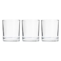 Set 3 pahare, sticla, 270ml, "Indro" - Borgonovo