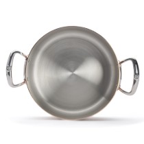Oala cupru-inox, cu capac, 28cm/8L, "Inocuivre" - de Buyer