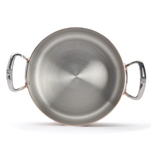 Oala cupru-inox, cu capac, 28cm/8L, "Inocuivre" - de Buyer