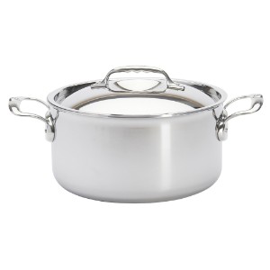 Cratita inox 5-Ply, cu capac, 24cm/5,4L, "Affinity" - de Buyer