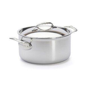 Cratita inox 5-Ply, cu capac, 24cm/5,4L, "Affinity" - de Buyer