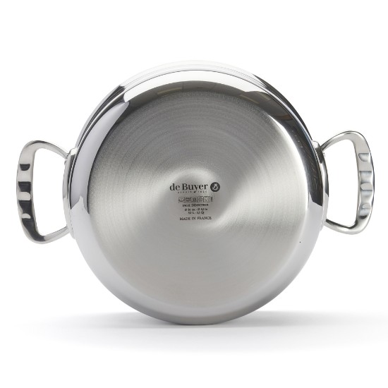 Cratita inox cu capac, 5-Ply, 24cm/5,4L, "Affinity" - de Buyer