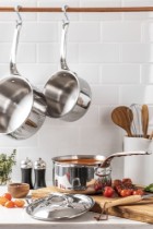 Cratita inox cu capac, 5-Ply, 20cm/3,4L, "Affinity" - de Buyer