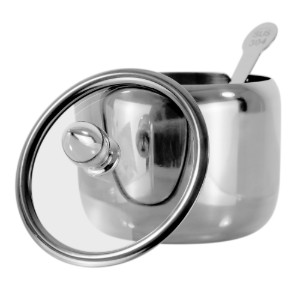 Bol pentru zahar, inox