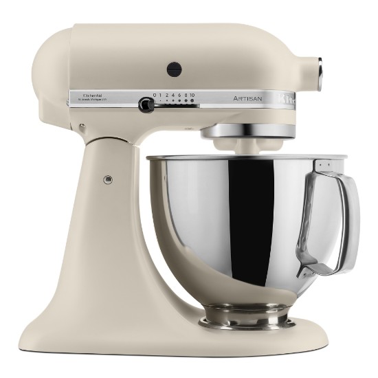 Mixer cu bol 4.8L, Artisan, Model 125, Fresh Linen - KitchenAid