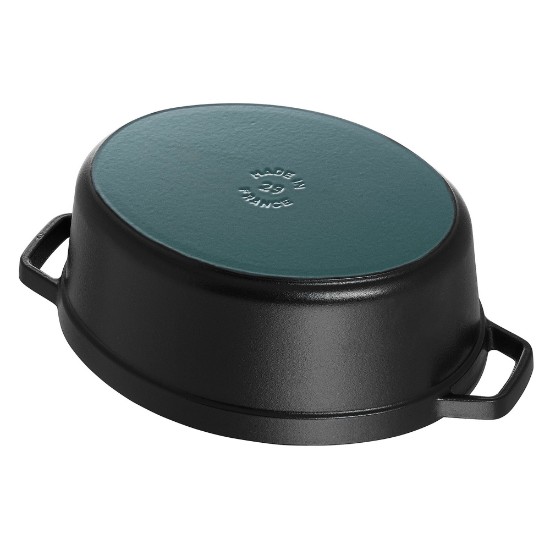 Oala Cocotte ovala, fonta, 29cm/4,2L, Black - Staub