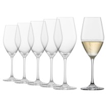 Set 6 cupe sampanie, sticla cristalina, 263ml, "Vina" - Schott Zwiesel