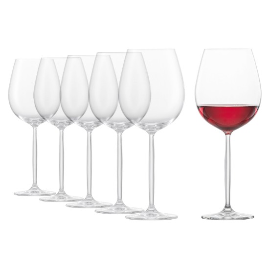 Set 6 pahare vin Burgundy, sticla cristalina, 460ml, "Diva" - Schott Zwiesel