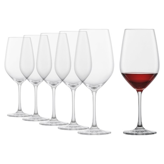Set 6 pahare vin rosu, sticla cristalina, 530ml, "Vina" - Schott Zwiesel