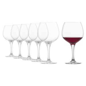 Set 6 pahare vin Burgundy, sticla cristalina, 588ml, "Mondial" - Schott Zwiesel