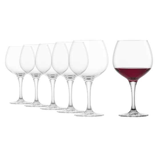 Set 6 pahare vin Burgundy, sticla cristalina, 588ml, "Mondial" - Schott Zwiesel