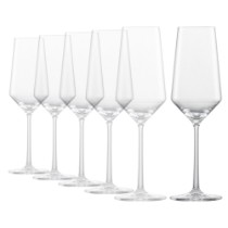 Set 6 pahare sampanie, sticla cristalina, 297ml, "Pure" - Schott Zwiesel