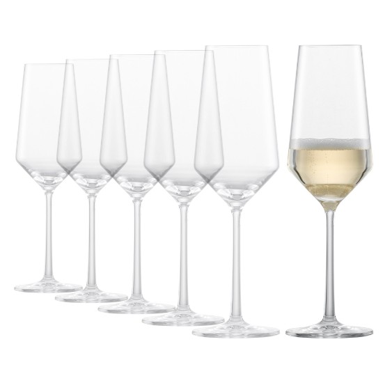 Set 6 pahare sampanie, sticla cristalina, 297ml, "Pure" - Schott Zwiesel