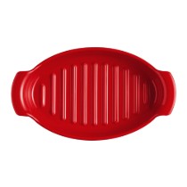 Vas gatit la aburi, ceramica, 30,5x17,5cm/0,9L, "PAPILLOTE", Burgundy - Emile Henry
