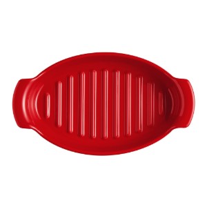 Vas gatit la aburi, ceramica, 30,5x17,5cm/0,9L, "PAPILLOTE", Burgundy - Emile Henry