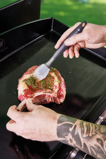 Pensula patiserie, silicon, 25 cm, latime 3 cm - de Buyer